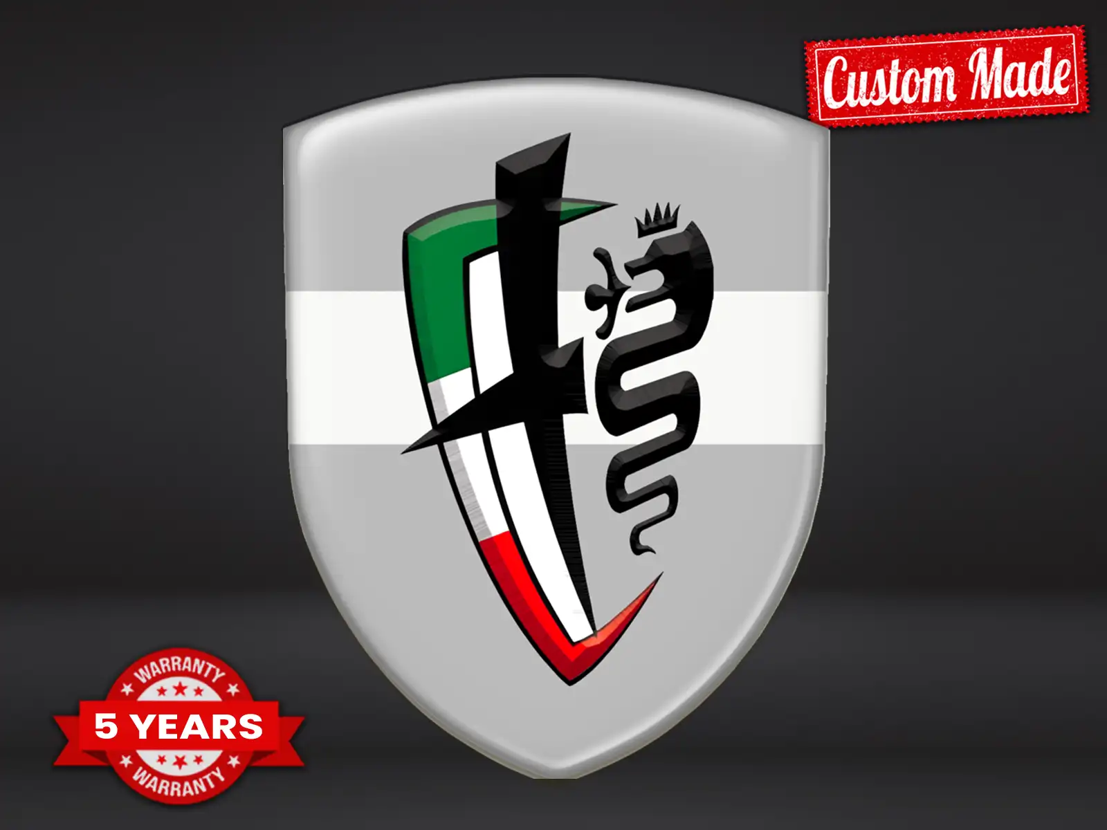 Alfa Romeo Pegatinas Automotrices Limitadas Premium Modernas